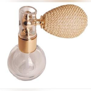 Vintage Inspired Elegant Mini Gold Perfume Atomizer